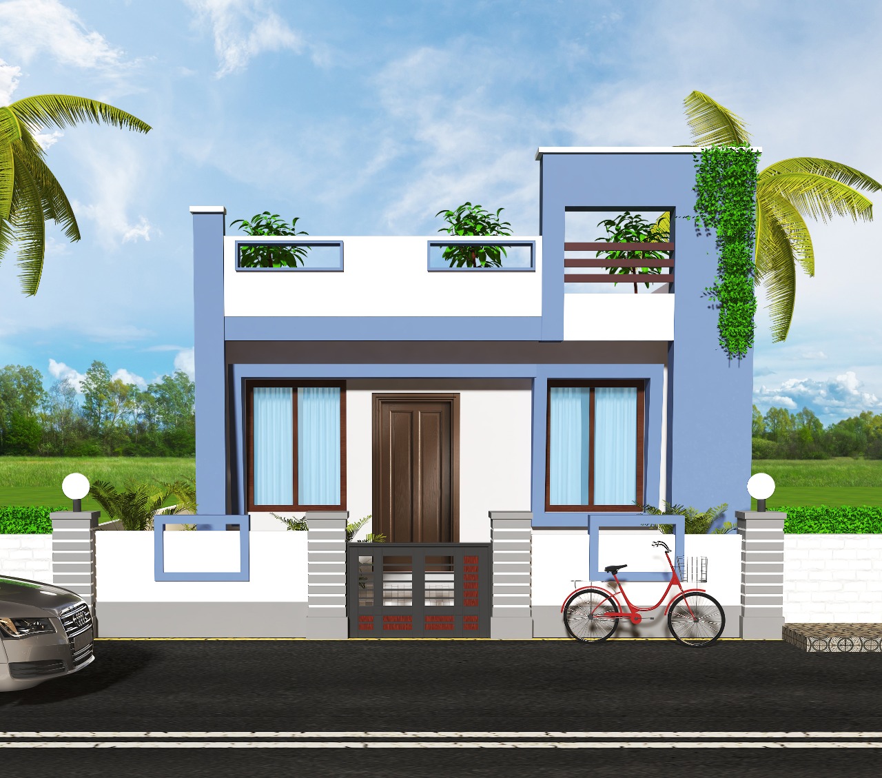 Small 2BHK House Design